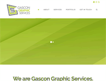 Tablet Screenshot of gascongraphics.com